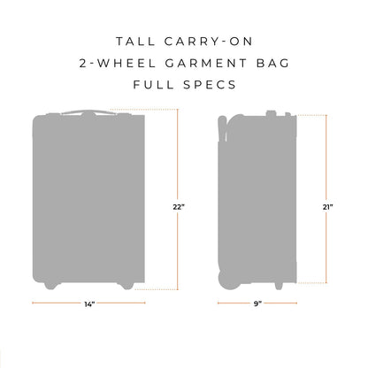 Briggs & Riley Baseline 22" Carry-on 2-Wheel Garment Bag - Black