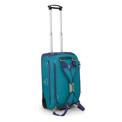 Osprey Daylite™ Carry-On Wheeled Duffel 40 - Blue Spikemoss/Alkaline
