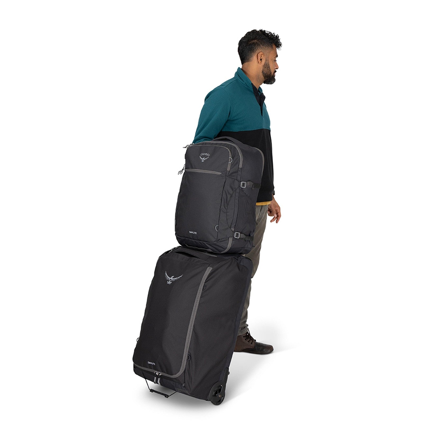 Osprey Daylite™ Carry-On Travel Pack 44L - Blue Spikemoss/Alkaline