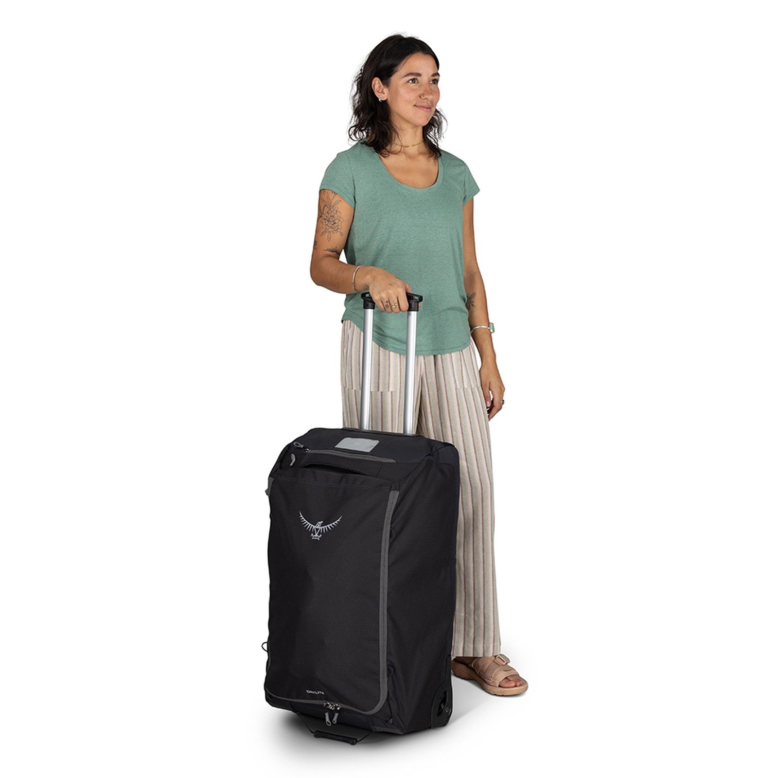 Osprey Daylite Travel Daylite™ Wheeled Duffel 85 - Blue Spikemoss/Alkaline