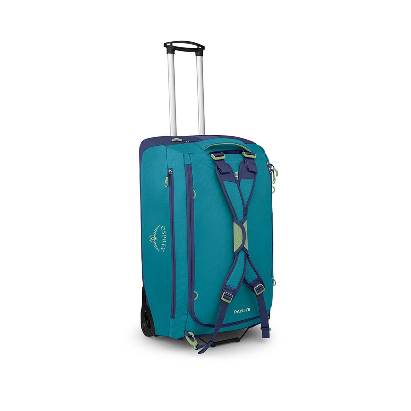 Osprey Daylite Travel Daylite™ Wheeled Duffel 85 - Blue Spikemoss/Alkaline