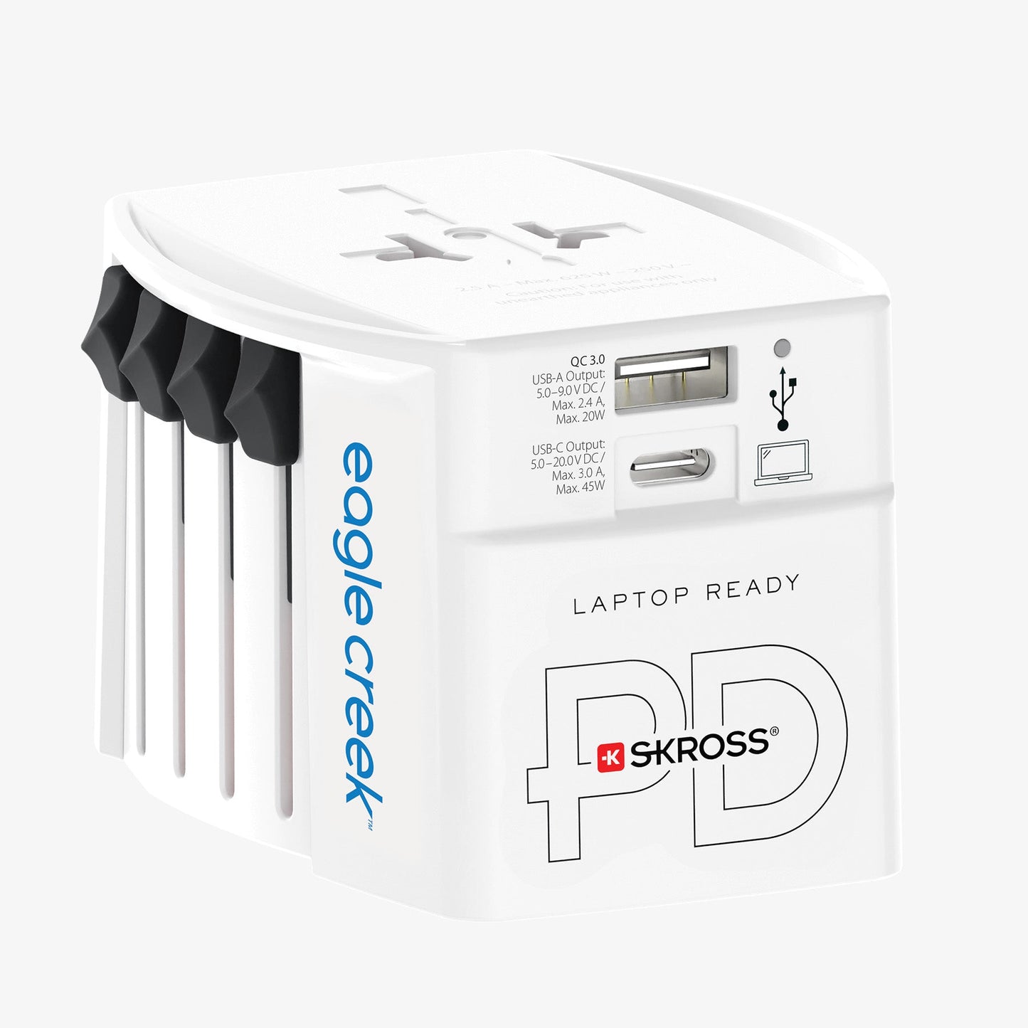 Eagle Creek Global Travel Adapter 45W - White