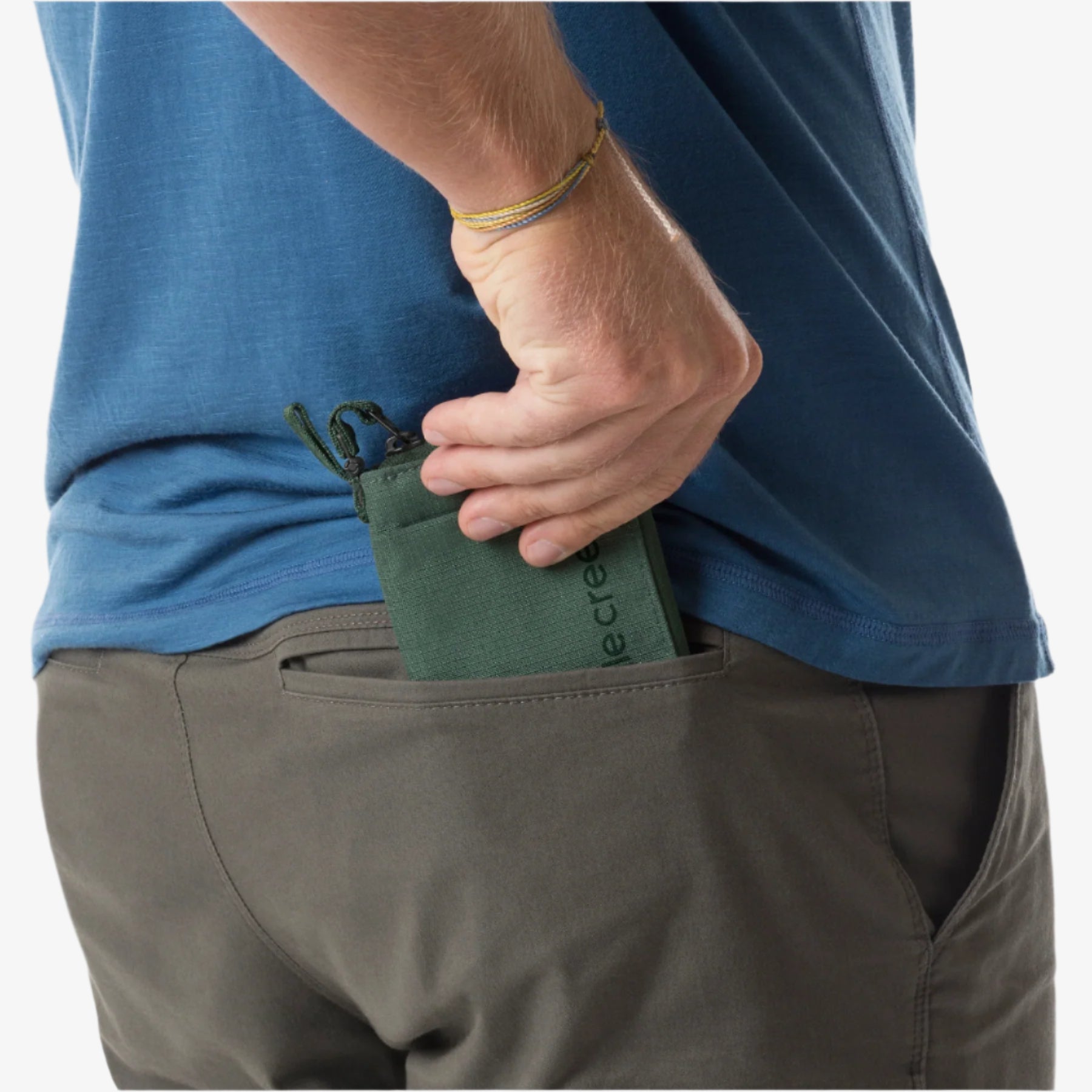 Eagle Creek Stash RFID Zip Wallet - Grass Green