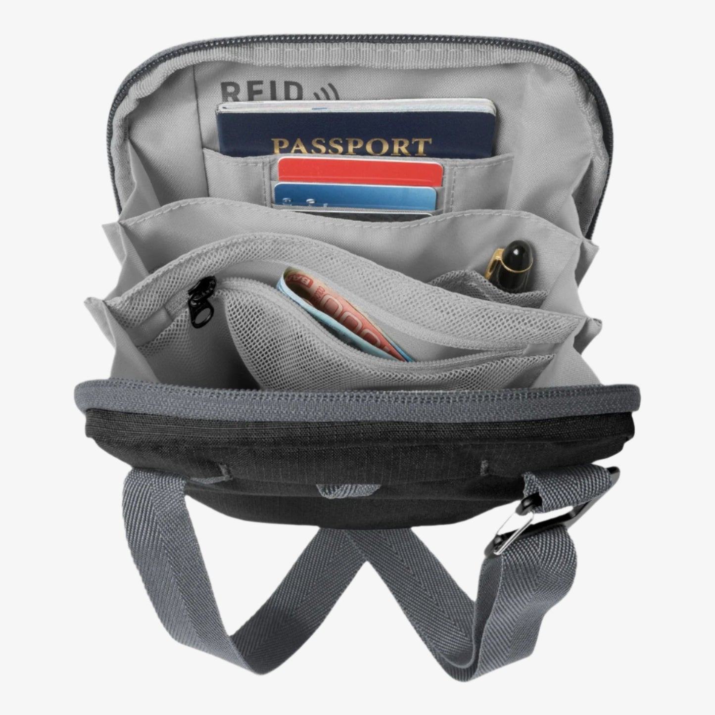 Eagle Creek Stash RFID Crossbody Bag - Black
