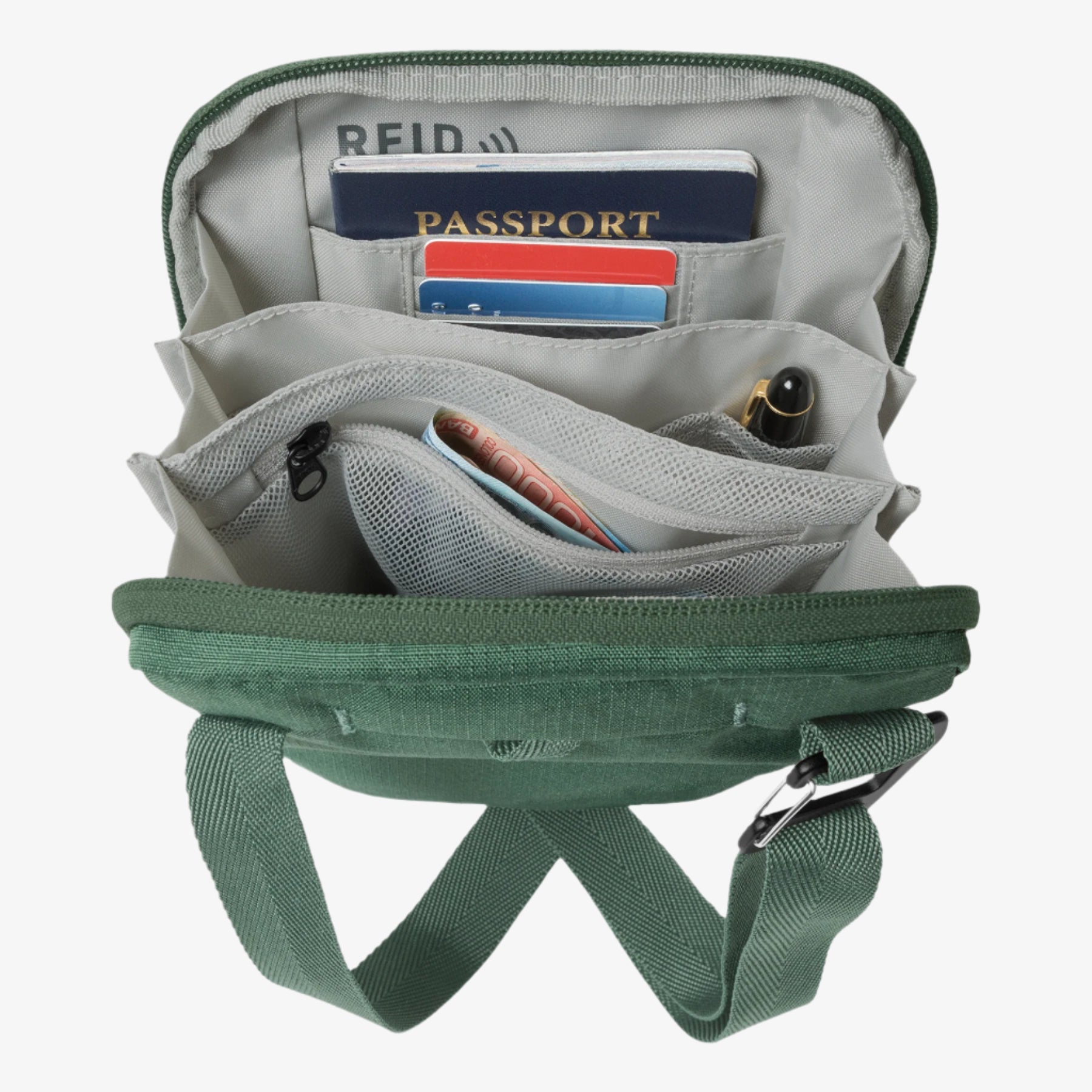 Eagle Creek Stash RFID Crossbody Bag - Grass Green