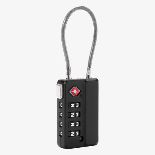 Eagle Creek Travel Safe 4-Dial TSA Cable Lock - Black