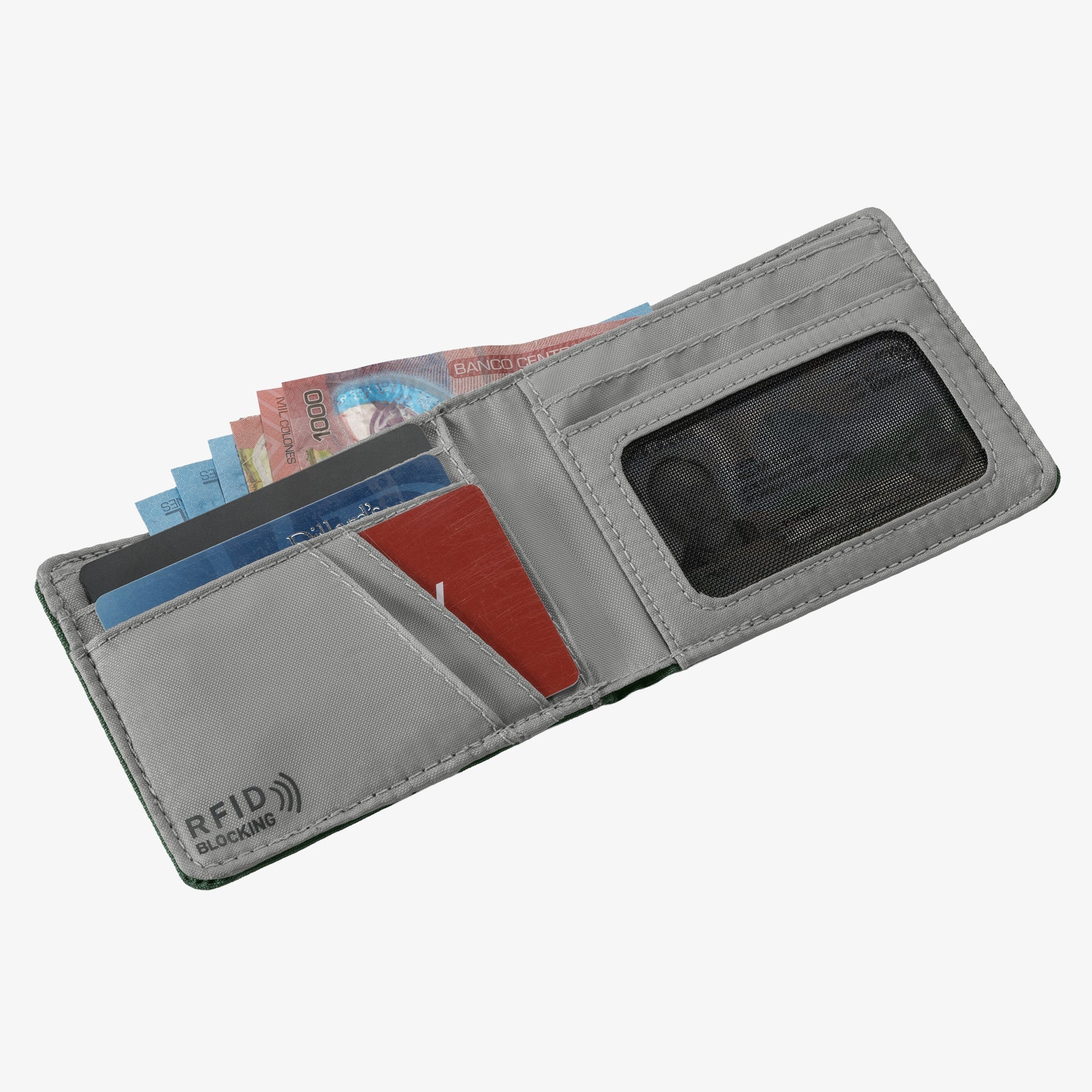 Eagle Creek Stash RFID Bifold Wallet - Grass Green