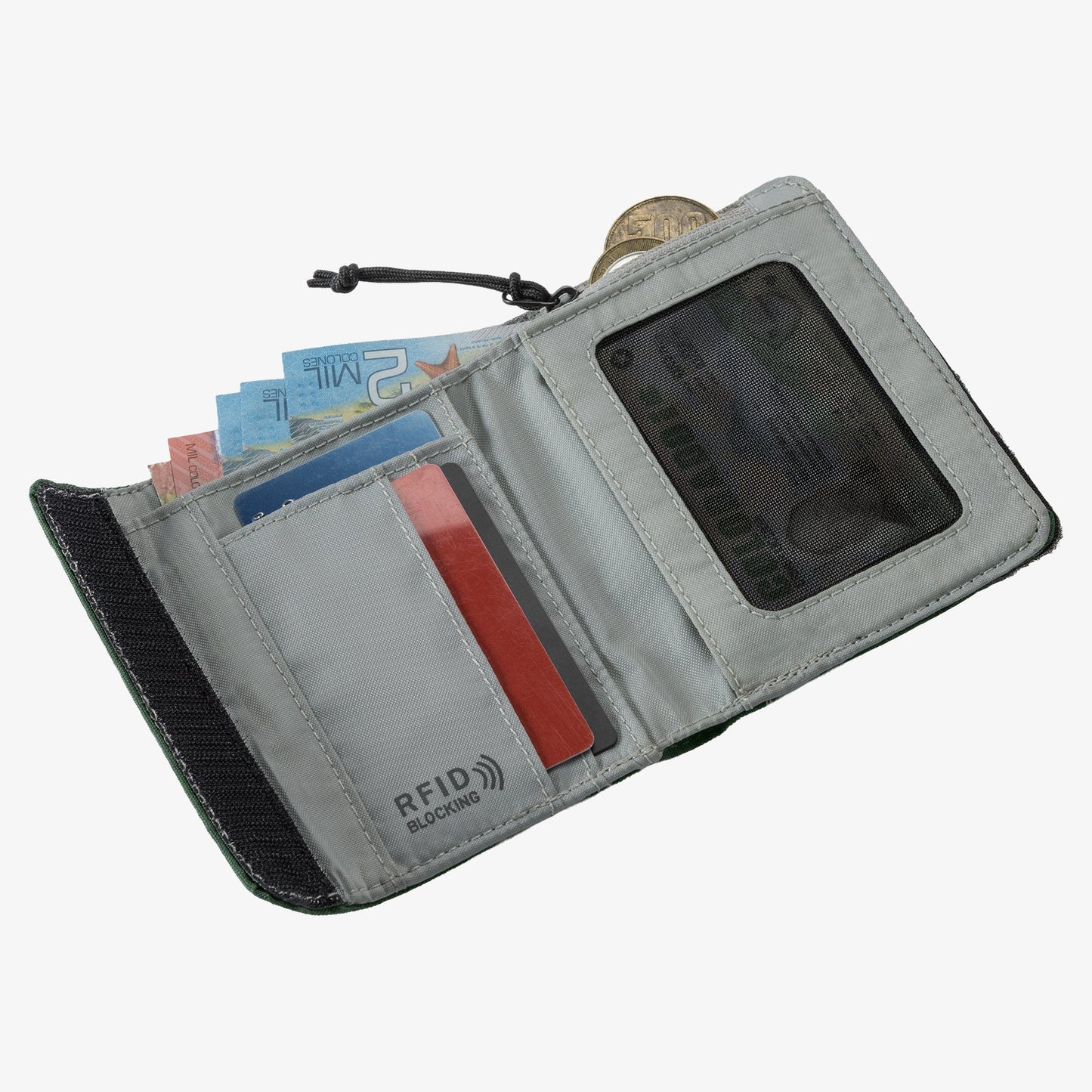 Eagle Creek Stash RFID Trifold Wallet - Grass Green