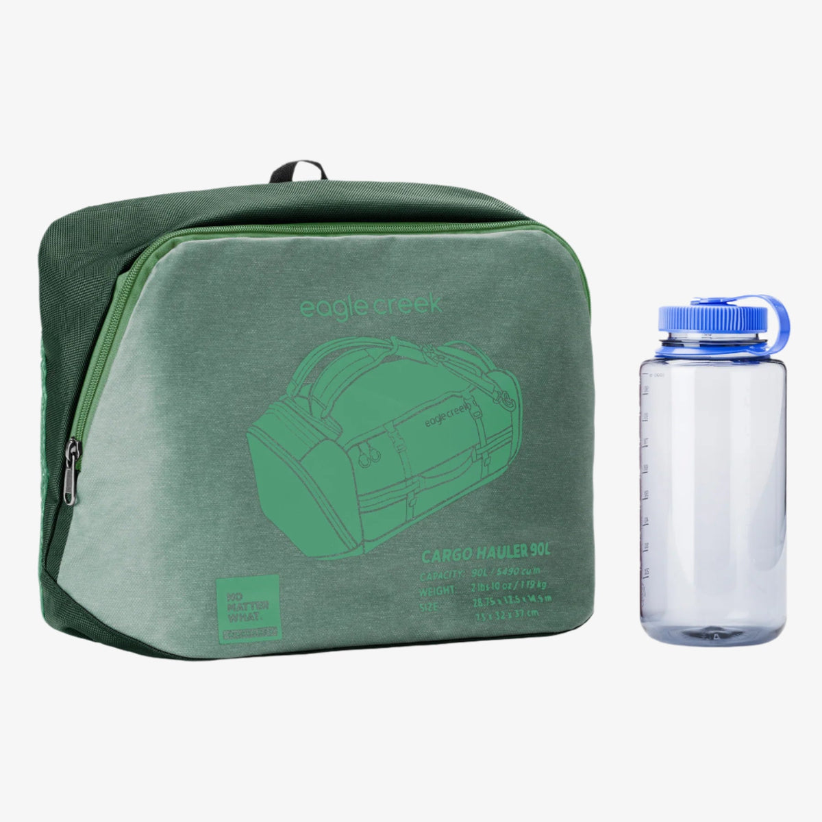 Eagle Creek Cargo Hauler 90L Duffel Bag - Duck Green