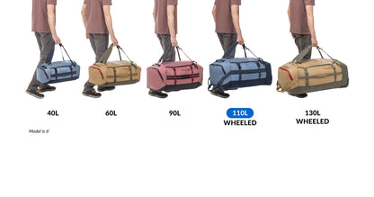 Eagle Creek Cargo Hauler 110L Wheeled Duffel Bag - Glacier Blue