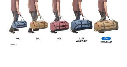 Eagle Creek Cargo Hauler 130L Wheeled Duffel Bag - Charcoal