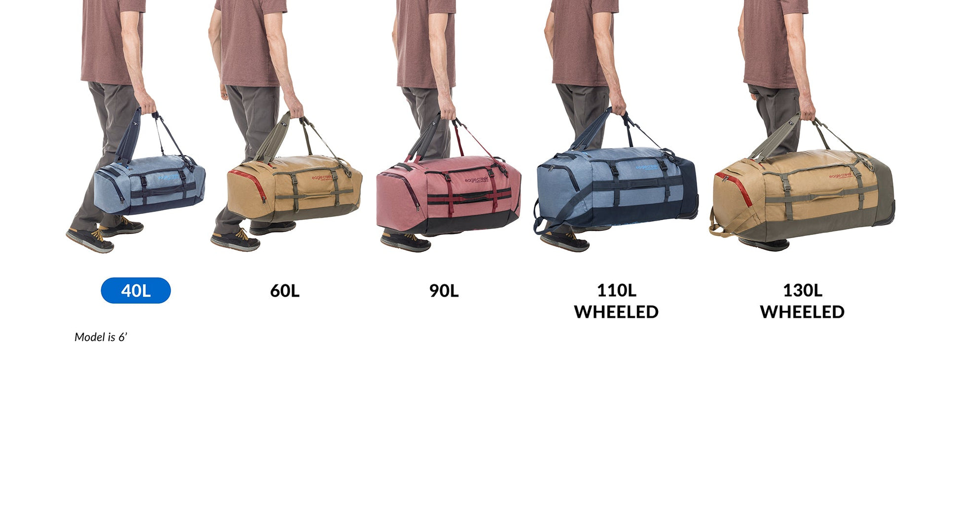 Eagle Creek Cargo Hauler 40L Duffel Bag - Glacier Blue