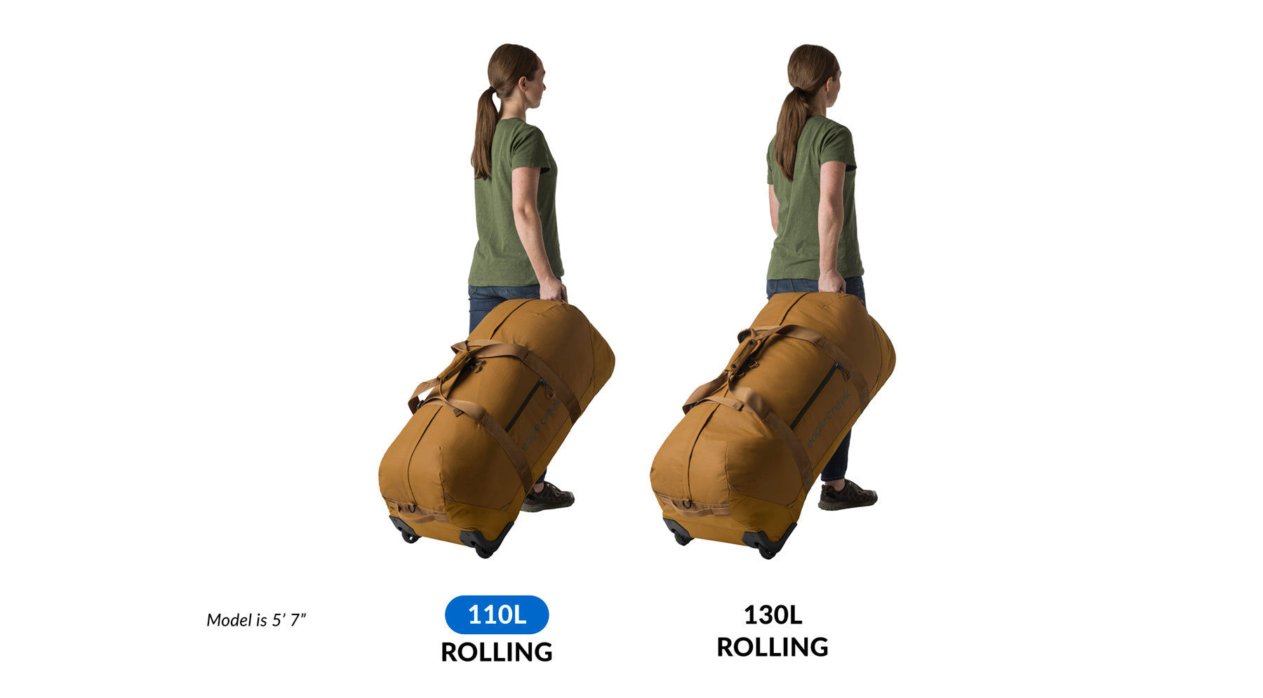 Eagle Creek No Matter What 110L Rolling Duffel Bag - Black