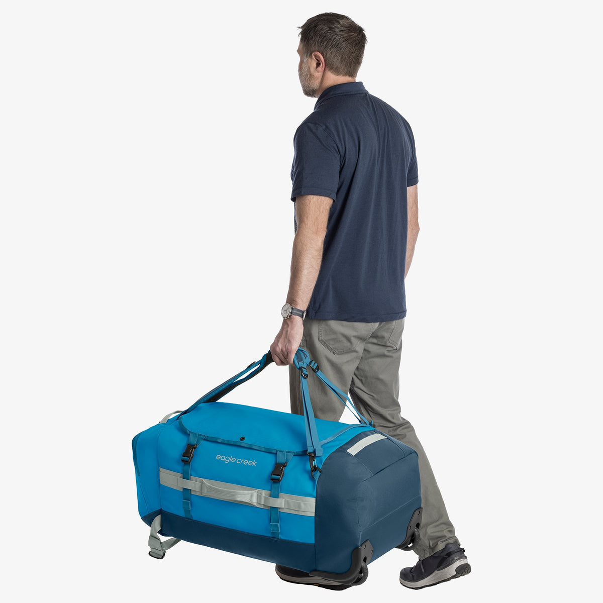 Eagle Creek Cargo Hauler 110L Rolling Duffel Bag - Harbor Blue