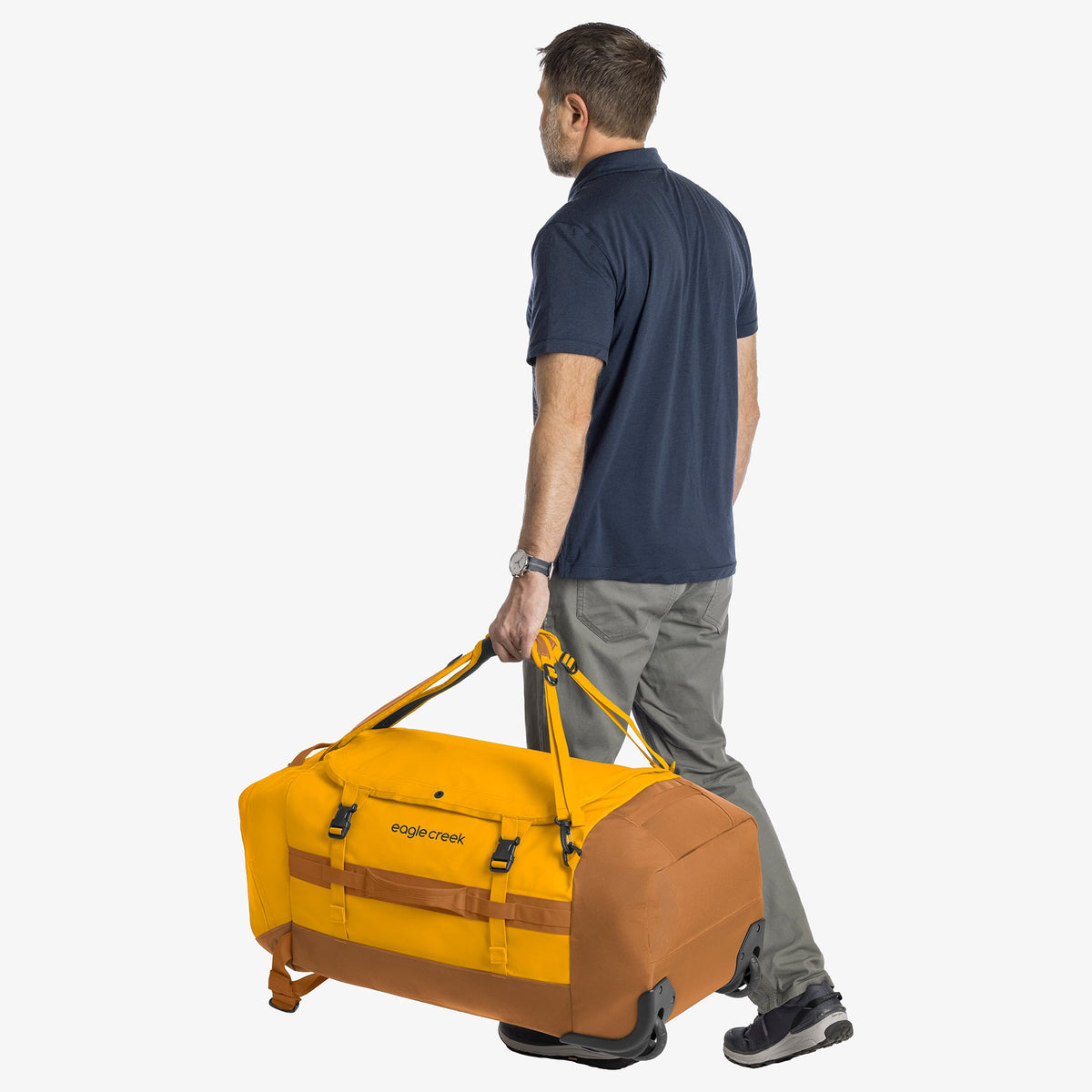 Eagle Creek Cargo Hauler 110L Rolling Duffel Bag - Citrus Orange