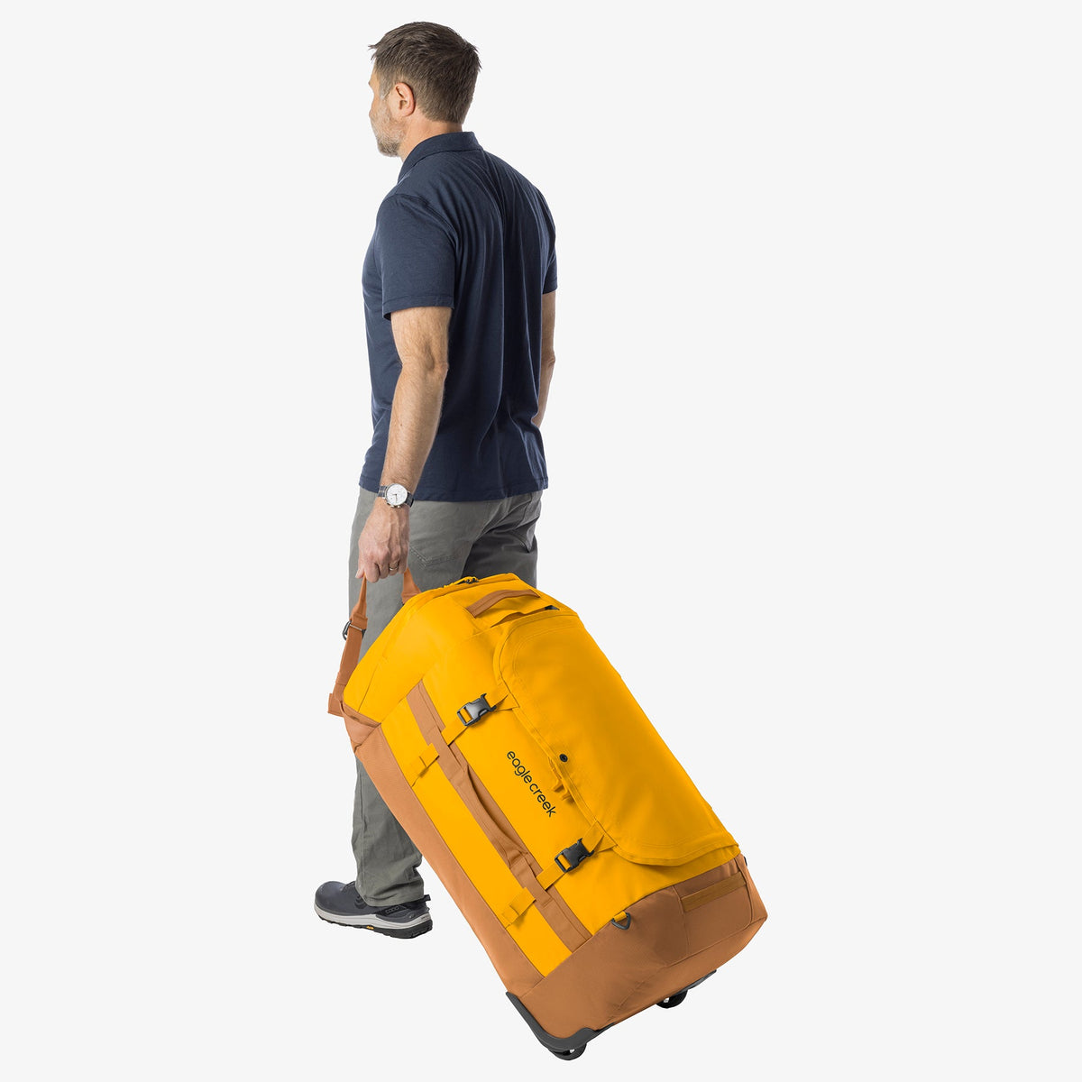Eagle Creek Cargo Hauler 110L Rolling Duffel Bag - Citrus Orange