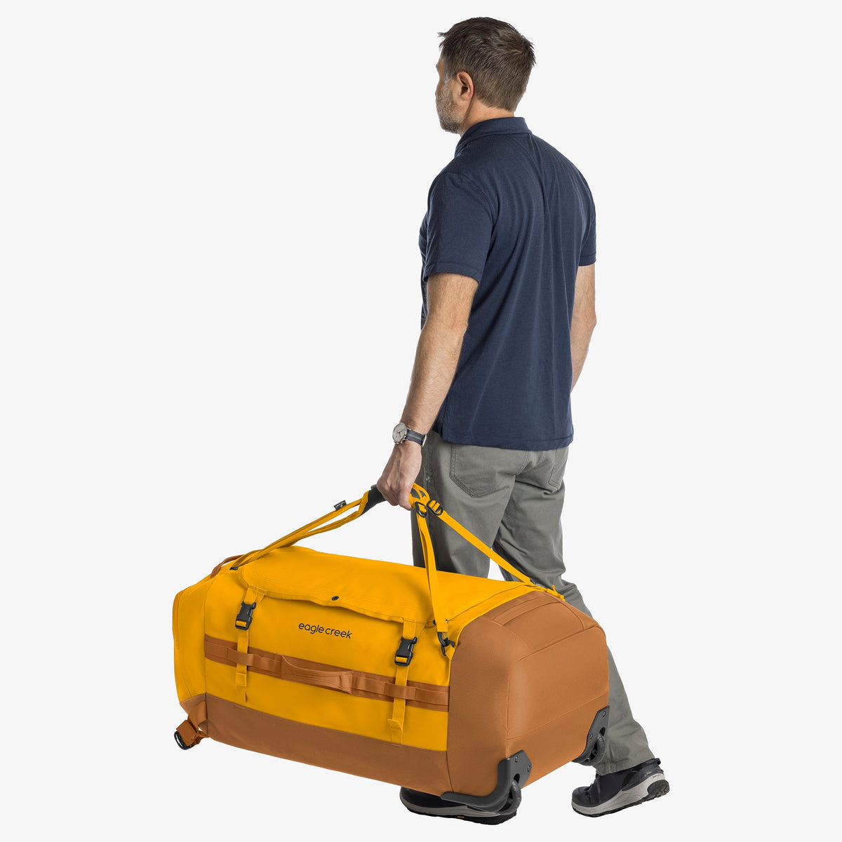 Eagle Creek Cargo Hauler 130L Rolling Duffel Bag - Citrus Orange