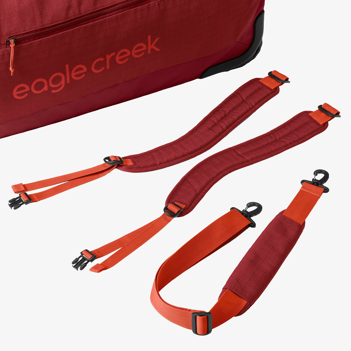 Eagle Creek No Matter What 120L Rolling Duffel Bag - Cranberry Red