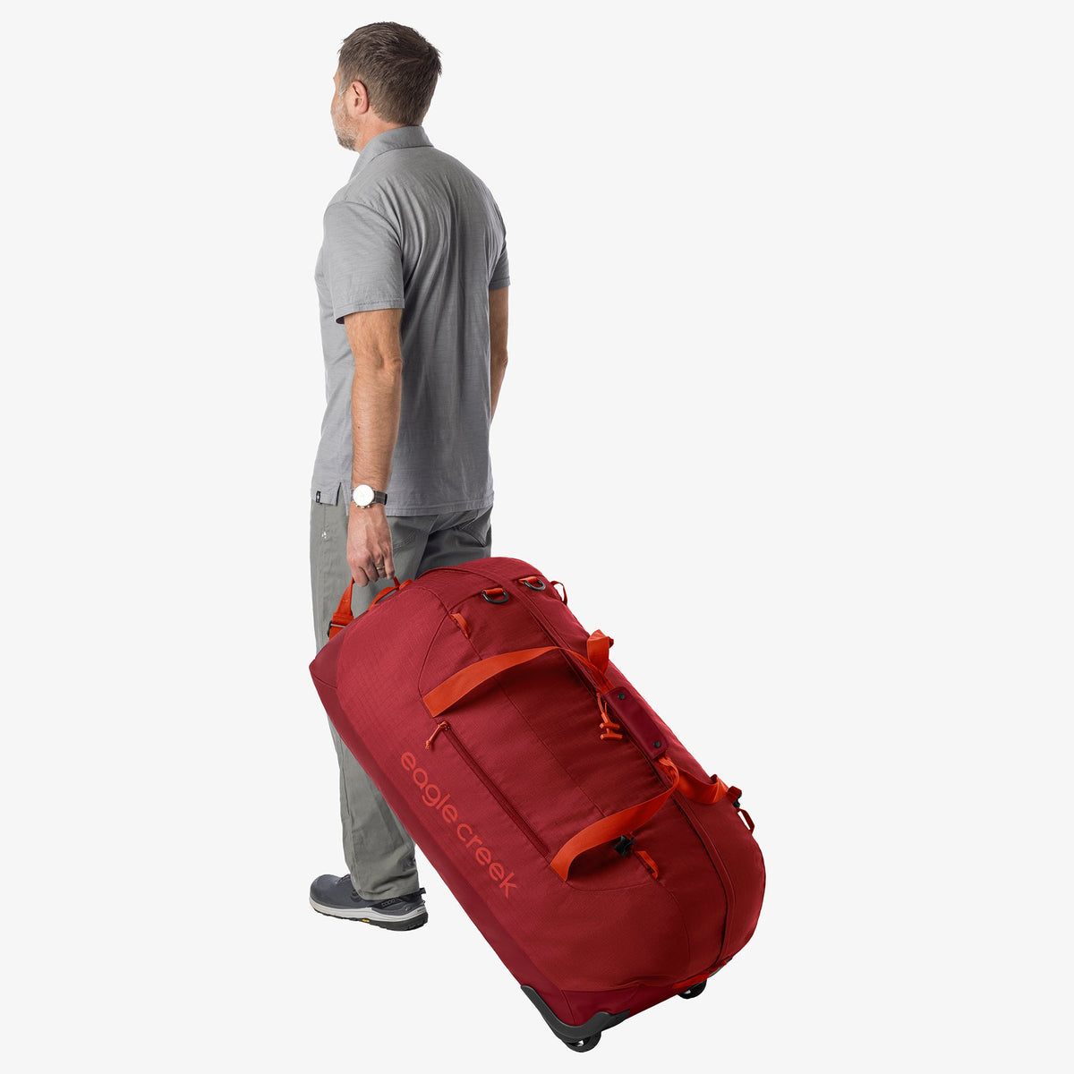 Eagle Creek No Matter What 120L Rolling Duffel Bag - Cranberry Red