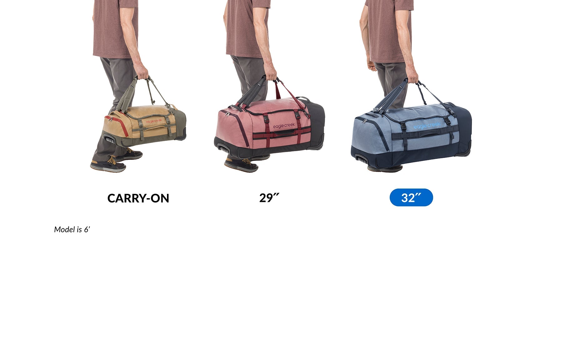 Eagle Creek Cargo Hauler XT 32" Wheeled Duffel - Charcoal