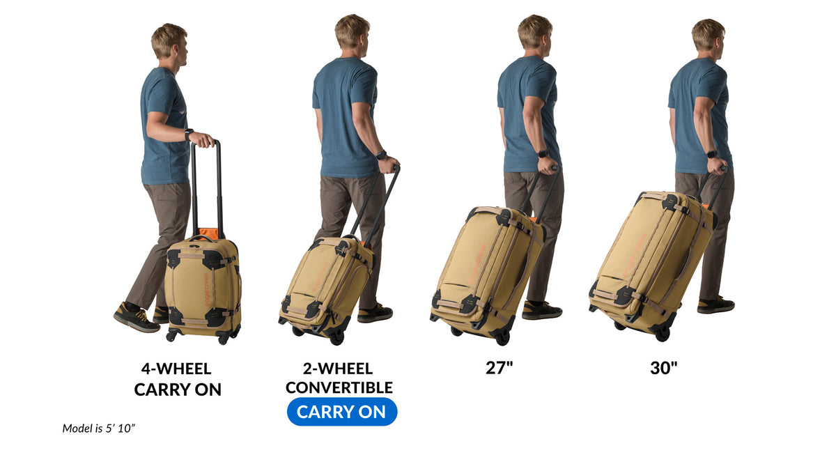 Eagle Creek Gear Warrior XE 2-Wheel 21.75" Convertible Carry-On Luggage - Jungle Green