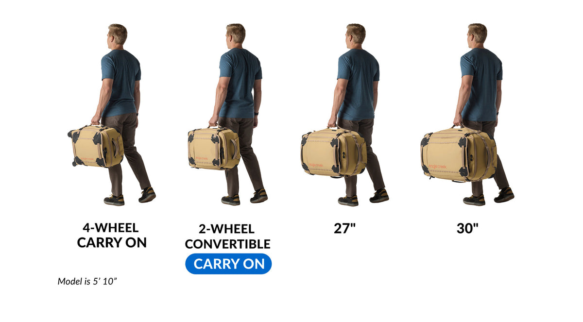 Eagle Creek Gear Warrior XE 2-Wheel 21.75" Convertible Carry-On Luggage - Blue Jay
