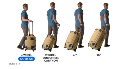 Eagle Creek Gear Warrior XE 4-Wheel 21.75" Carry-On Luggage - Black