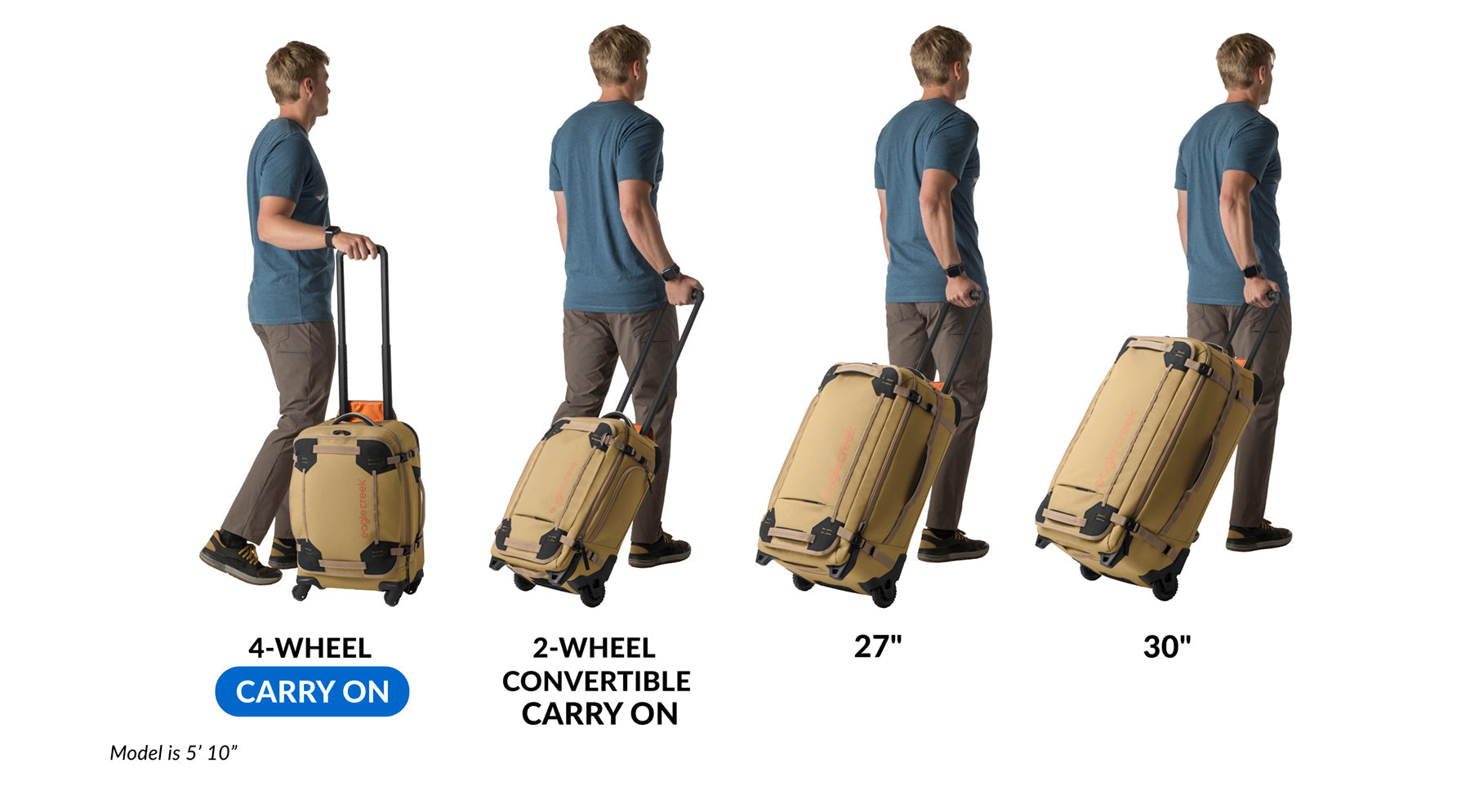 Eagle Creek Gear Warrior XE 4-Wheel 21.75" Carry-On Luggage - Blue Jay