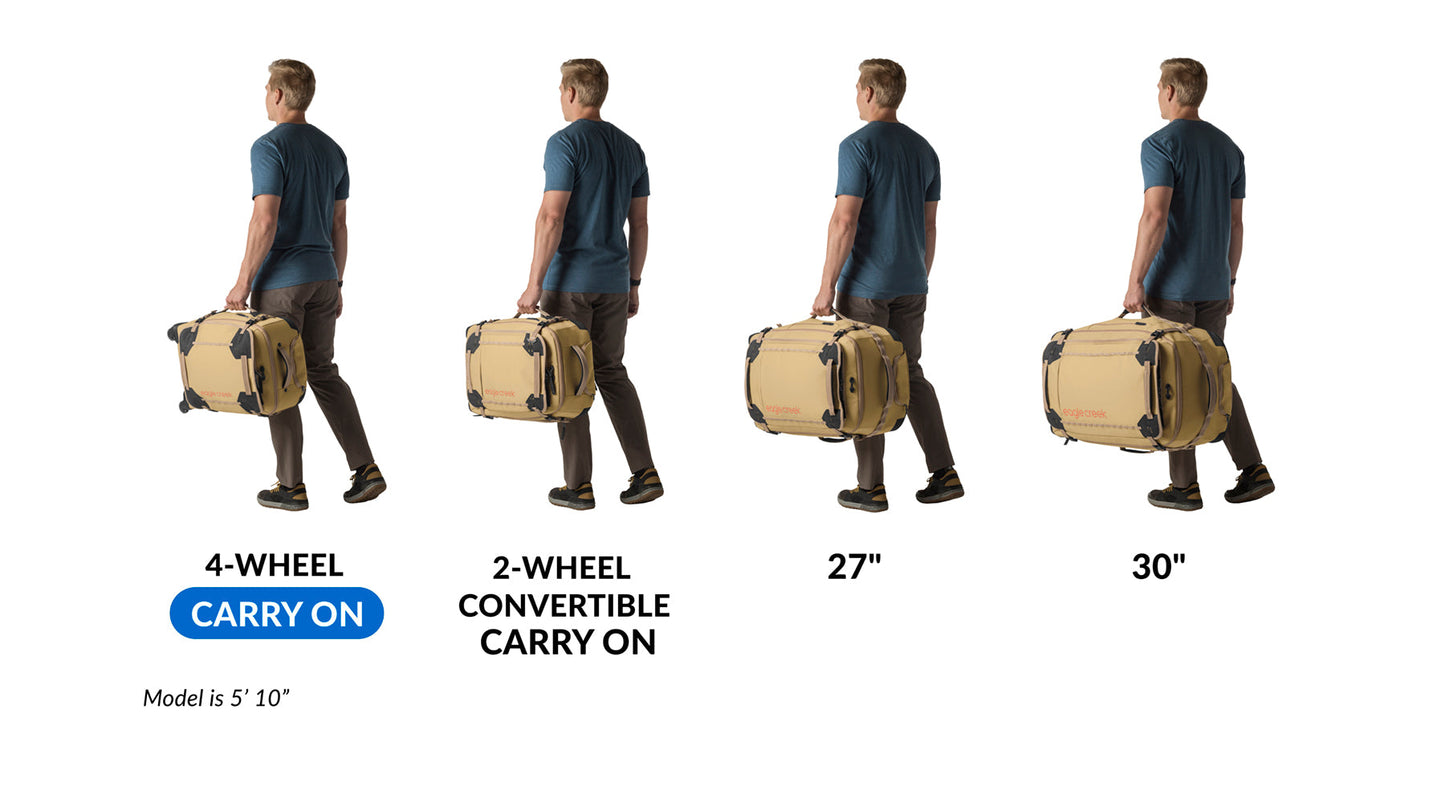 Eagle Creek Gear Warrior XE 4-Wheel 21.75" Carry-On Luggage - Black