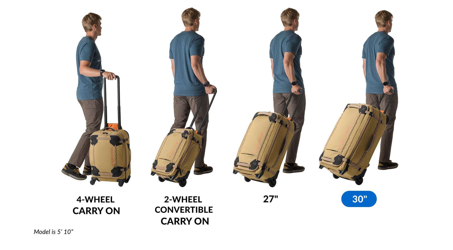 Eagle Creek Gear Warrior XE 2-Wheel 30" Luggage - Jungle Green