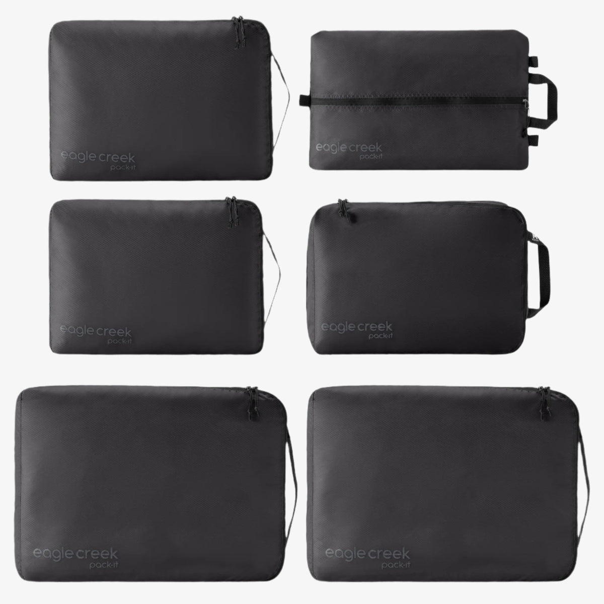 Eagle Creek Pack-It Isolate Pack-It® Isolate Extended Stay Packing Cube Set - Black