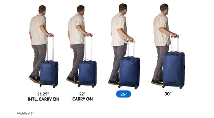 Eagle Creek Expanse 4-Wheel 26" Luggage - Pilot Blue