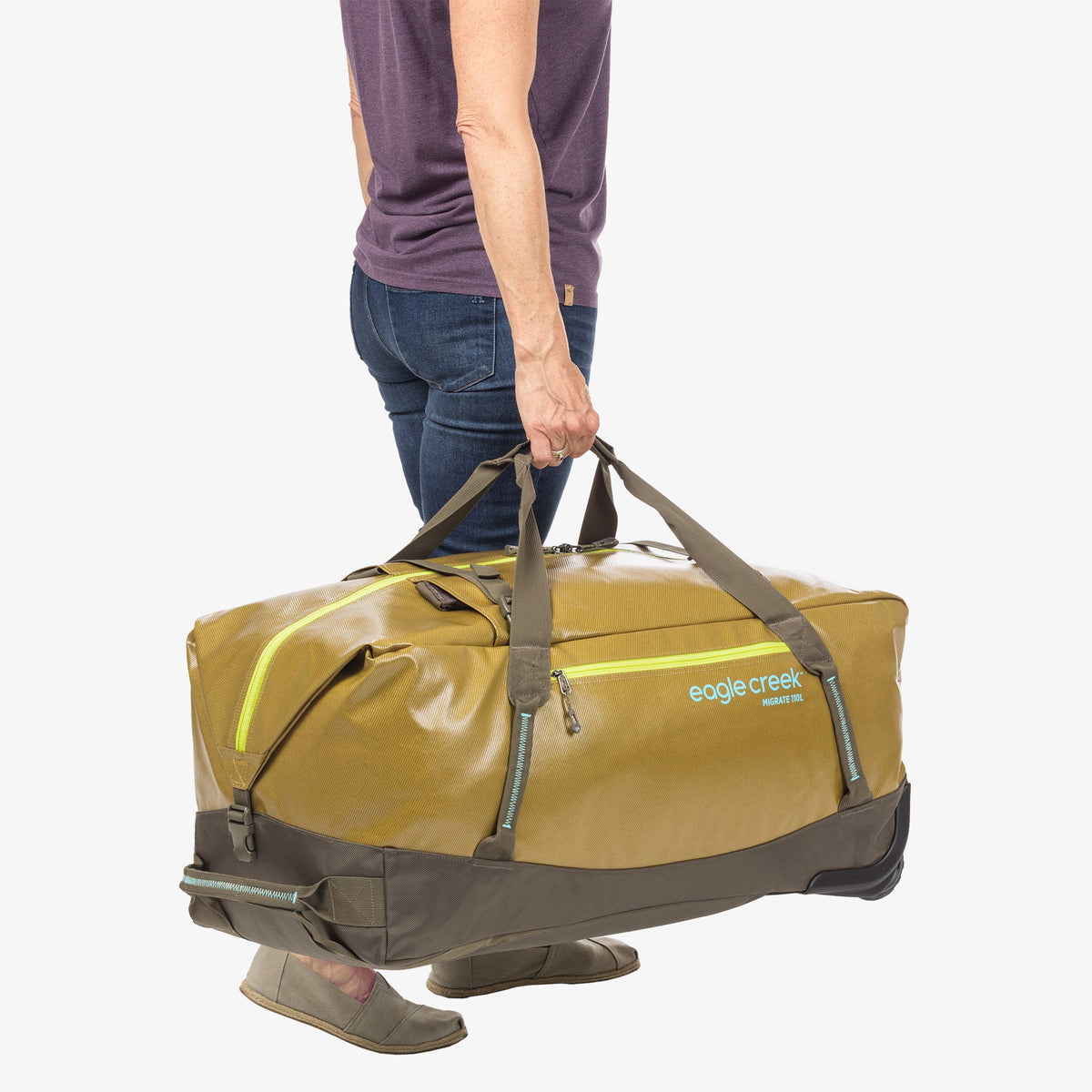 Eagle Creek Migrate 110L Wheeled Duffel Bag - Electric Yellow