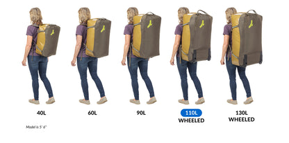 Eagle Creek Migrate 110L Wheeled Duffel Bag - Electric Yellow