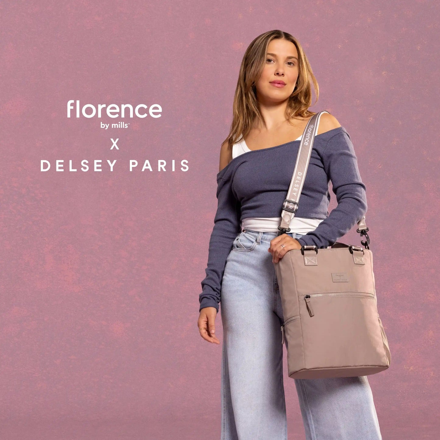 Delsey Florence By Mills X DELSEY PARIS YOUR STORY - Tote Bag - Chestnut