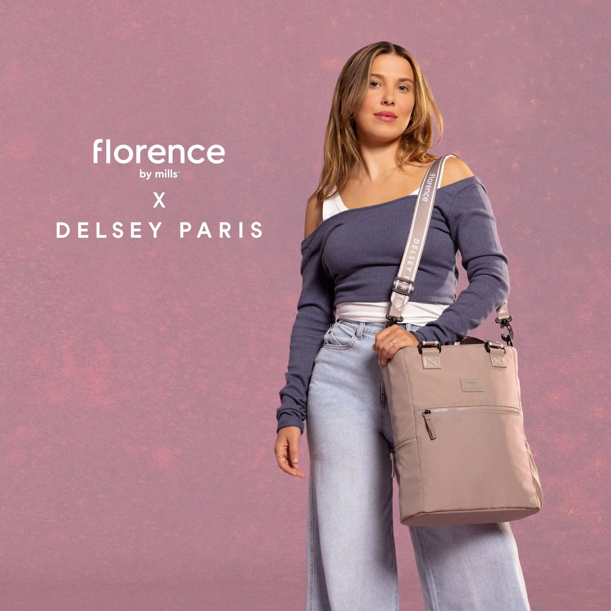 Delsey Florence By Mills X DELSEY PARIS YOUR STORY - Tote Bag - Chestnut