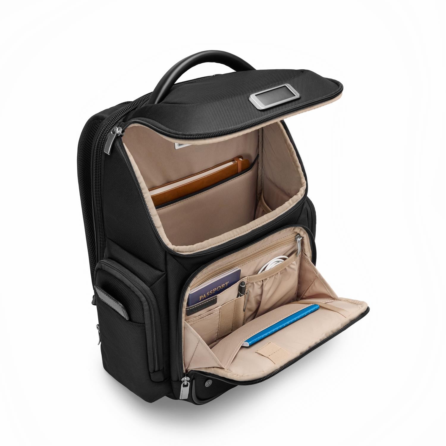 Briggs & Riley @work Medium Widemouth Backpack - Black