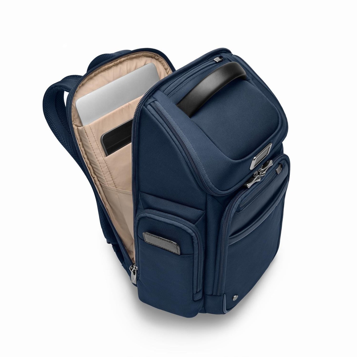 Briggs & Riley @work Medium Widemouth Backpack - Navy