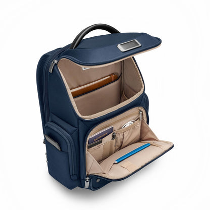 Briggs & Riley @work Medium Widemouth Backpack - Navy