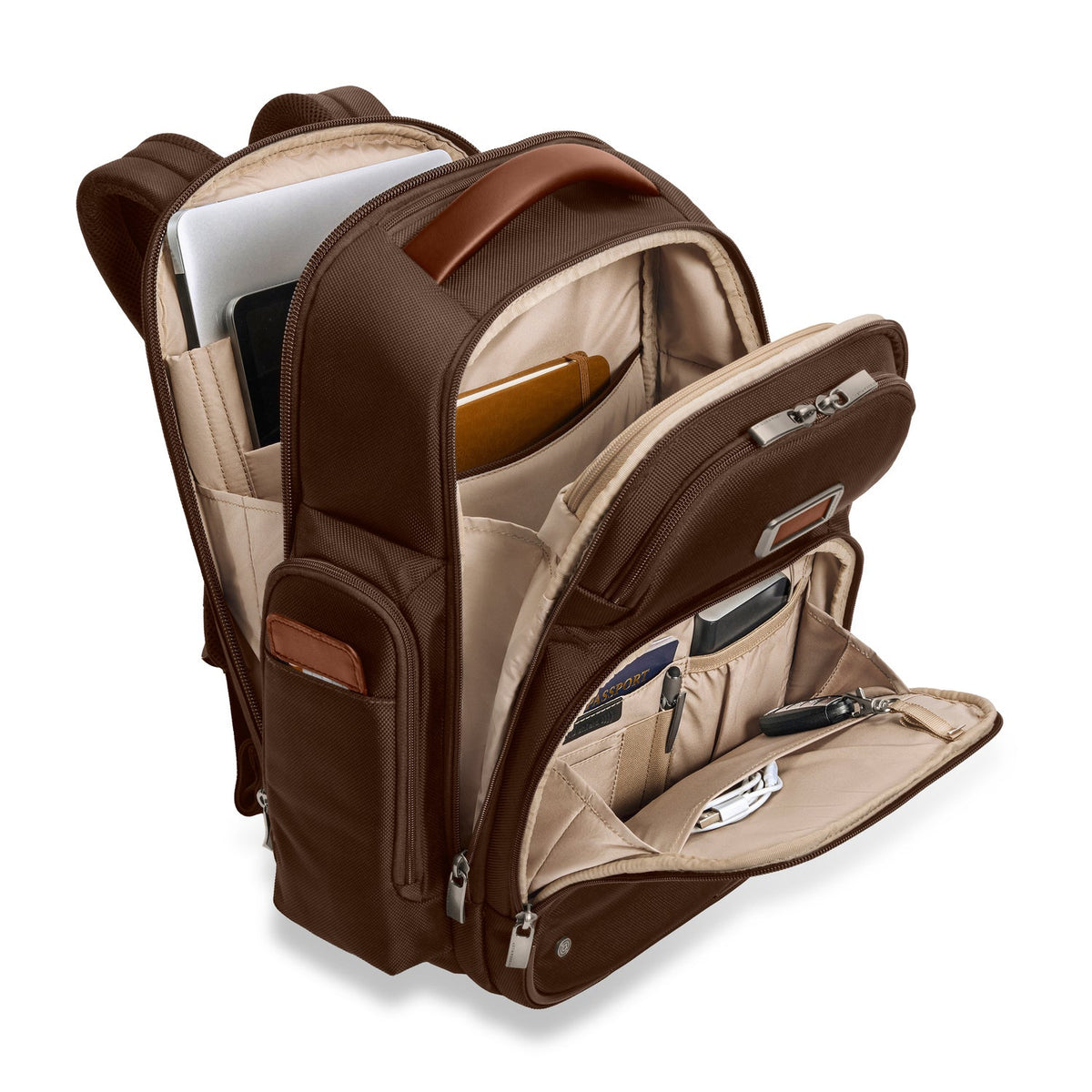 Briggs & Riley @work Large Cargo Backpack - Chocolate