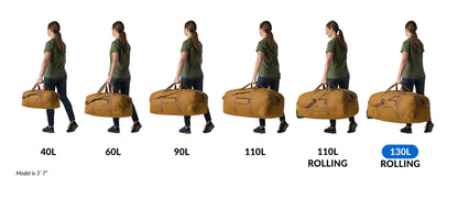 Eagle Creek No Matter What 130L Rolling Duffel Bag - Black