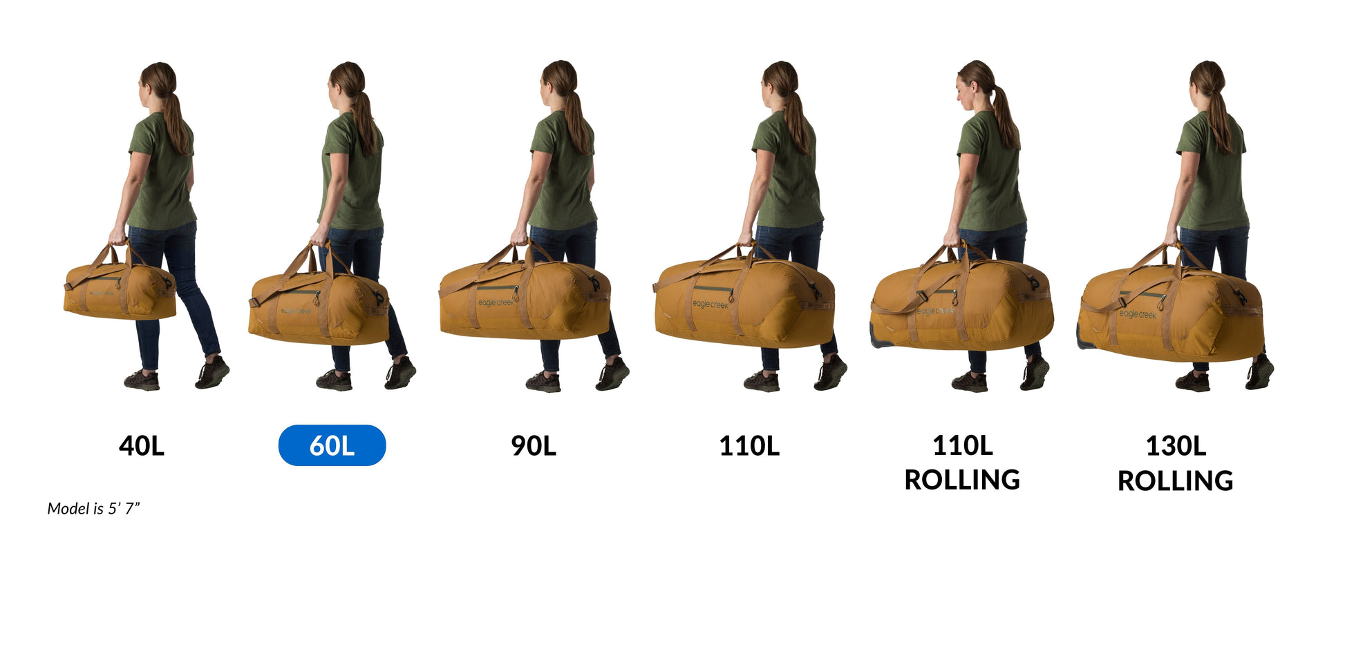 Eagle Creek No Matter What 60L Duffel Bag - Black