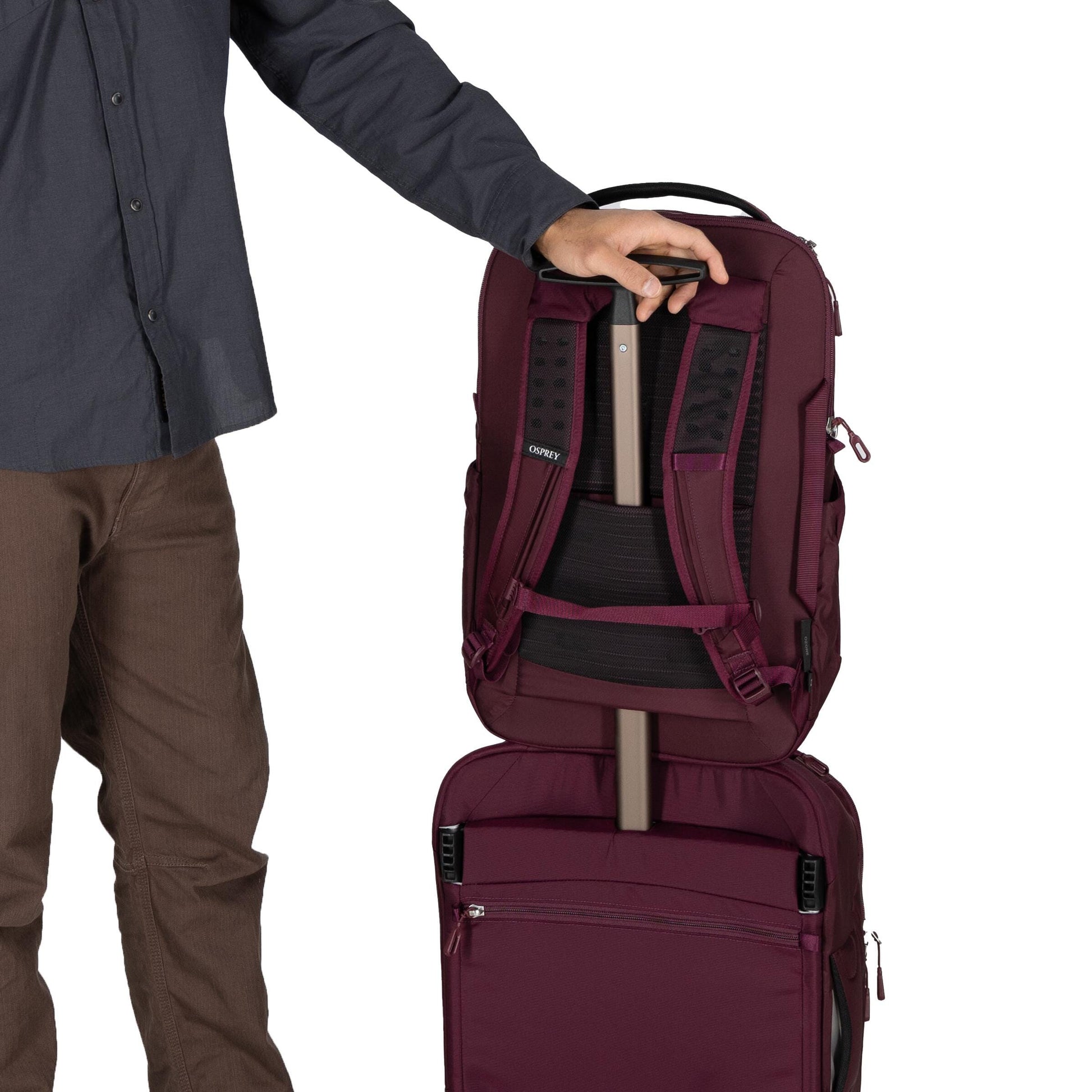Osprey Ozone Laptop Travel Backpack - Moody Burgundy