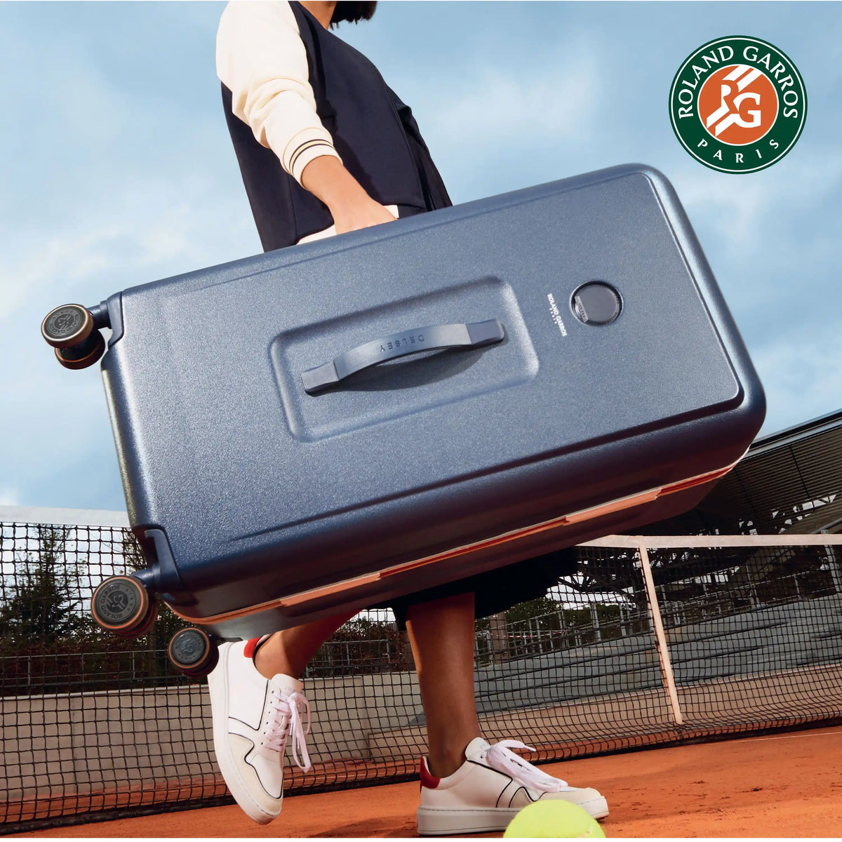 Delsey TURENNE 2.0 - Large Trunk Spinner - Roland-Garros Limited Edition