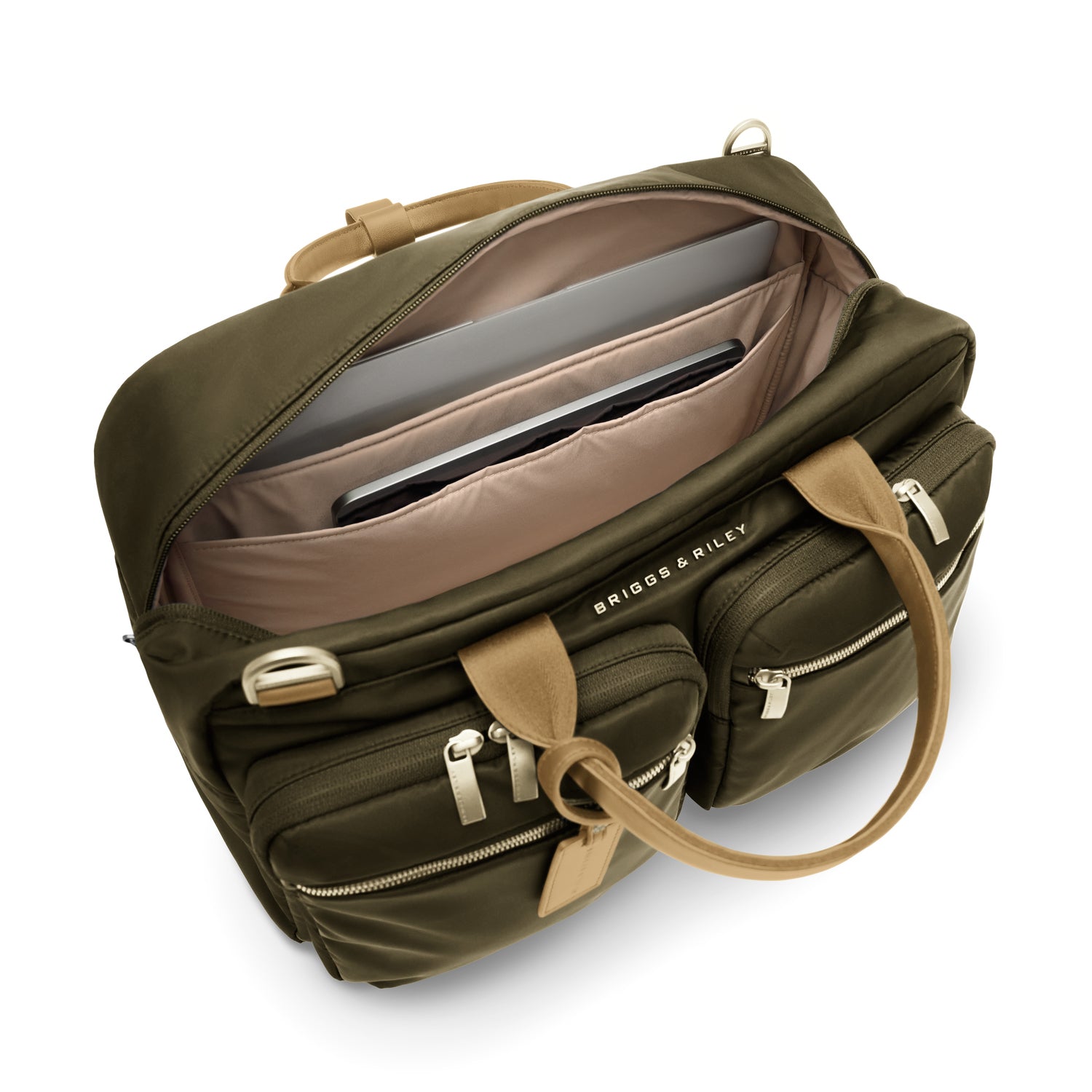 Briggs & Riley Rhapsody Multi-Pocket Cabin Bag - Olive