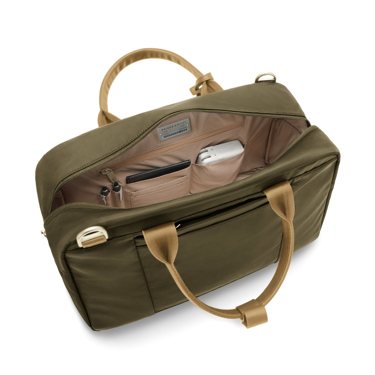 Briggs & Riley Rhapsody Multi-Pocket Cabin Bag - Olive