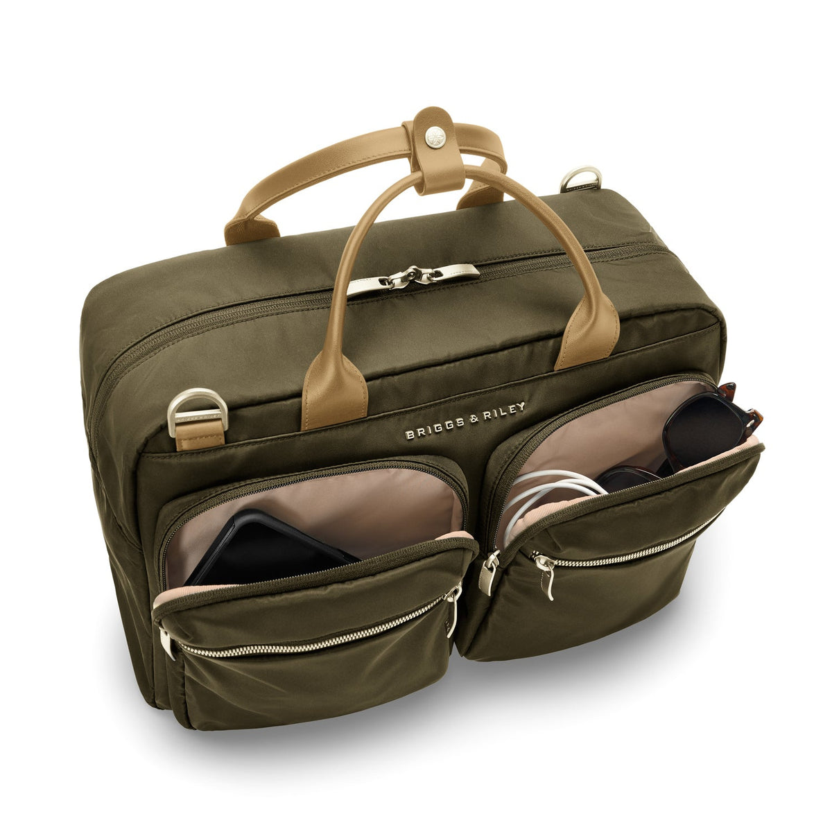 Briggs & Riley Rhapsody Multi-Pocket Cabin Bag - Olive