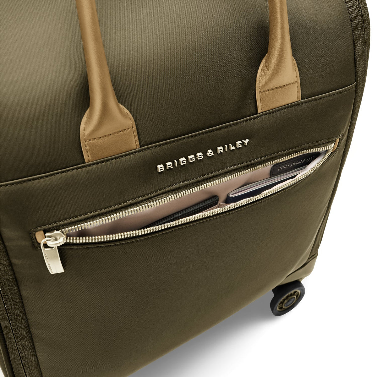 Briggs & Riley Rhapsody Wheeled Cabin Bag - Olive
