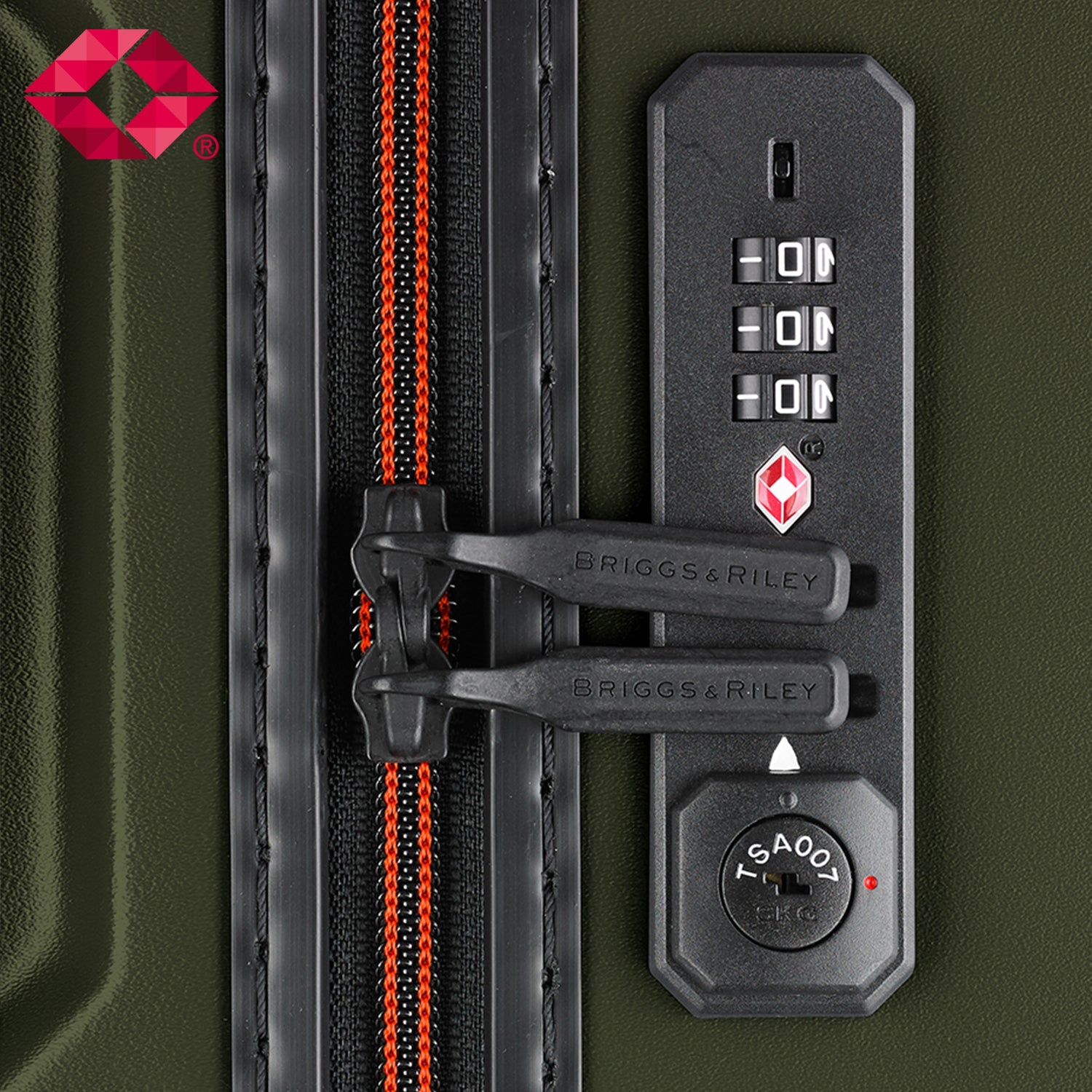 Briggs & Riley Torq Medium Hardside Trunk Spinner - Hunter