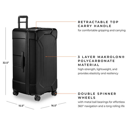 Briggs & Riley Torq Extra Large Trunk Spinner - Stealth